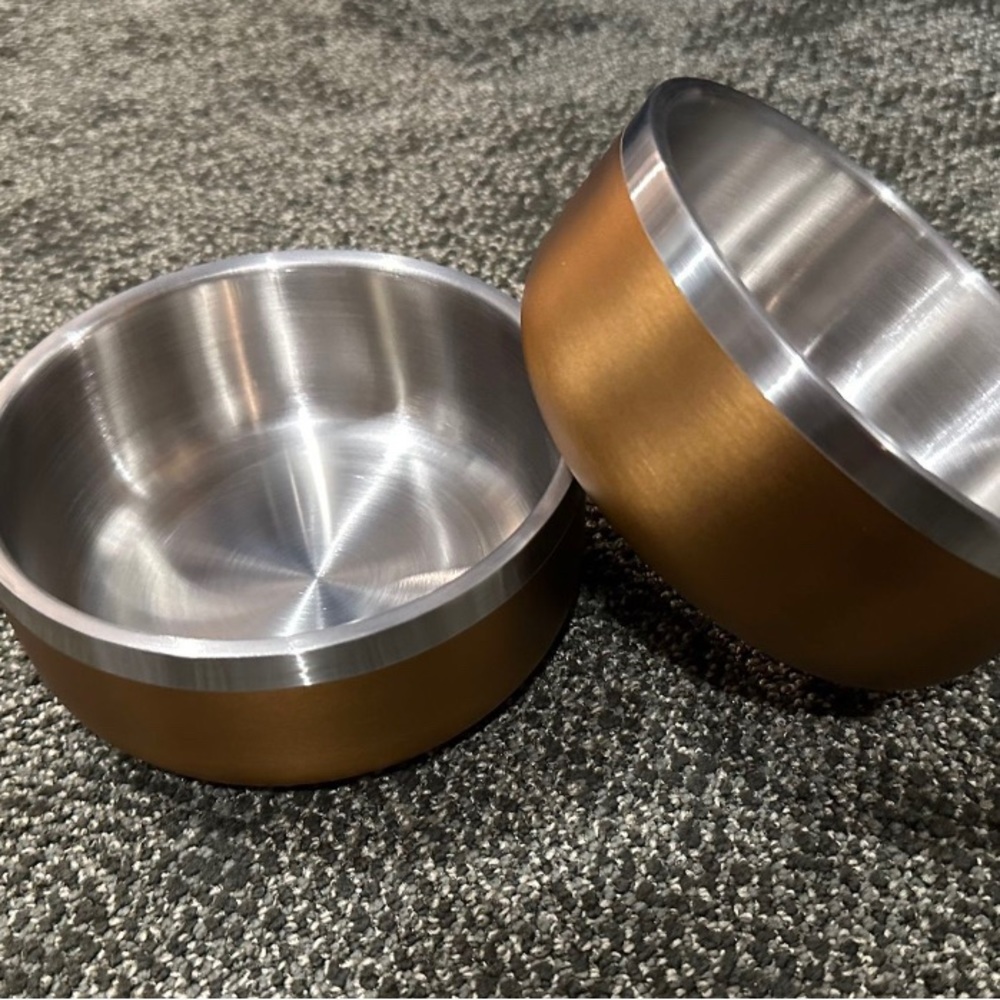 New Double wall insulated pet bowls 3 cups